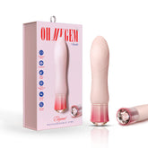 Oh My Gem Elegant 5 Inch Warming G-Spot Vibrator in Morganite